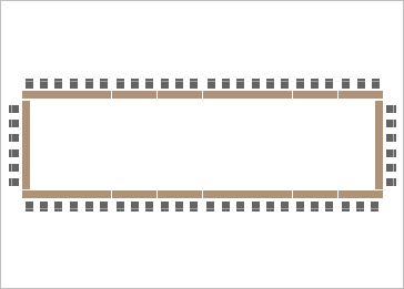 ロの字レイアウト