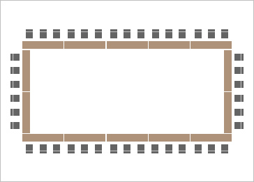 ロの字レイアウト