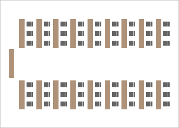 スクール風レイアウト