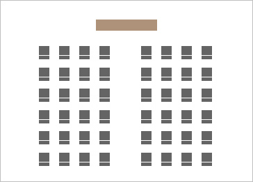 シアター風レイアウト